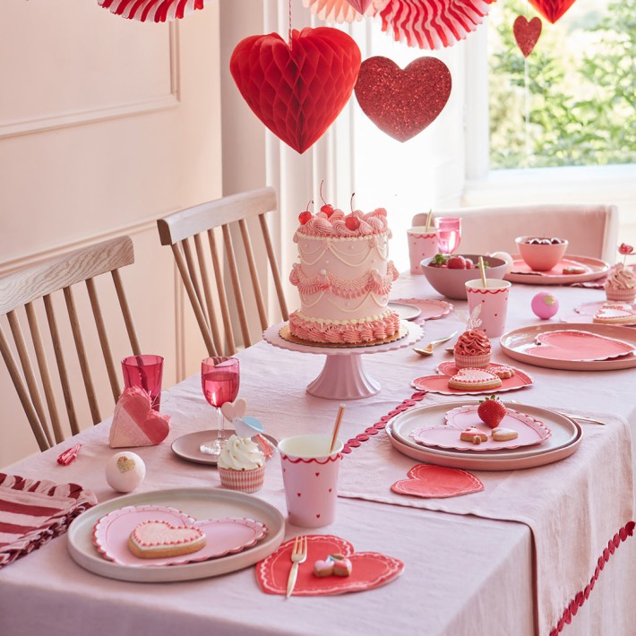 meri meri lacy heart cups