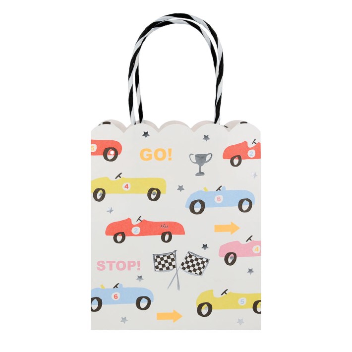 meri meri race car party bags | Kinderfeestwinkel | Speelgoedwinkel | Feestwinkel | Kinderwinkel | Amsterdam