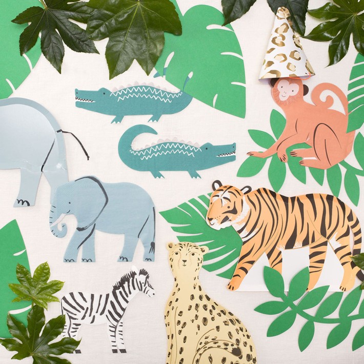 meri meri elephant napkins