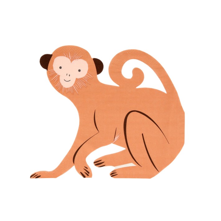 meri meri monkey napkins | Kinderfeestwinkel | Speelgoedwinkel | Feestwinkel | Kinderwinkel | Amsterdam