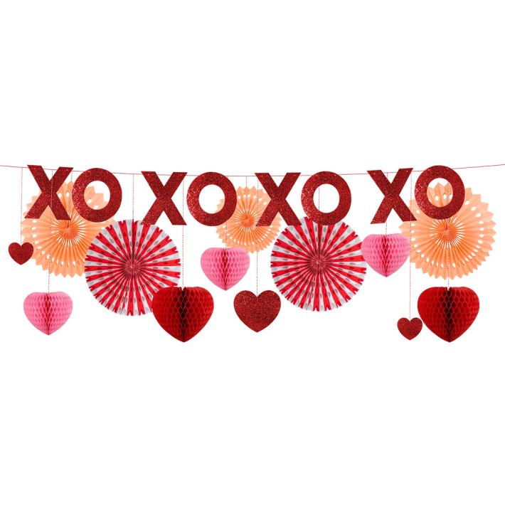 meri meri honeycomb hearts garland | Kinderfeestwinkel | Speelgoedwinkel | Feestwinkel | Kinderwinkel | Amsterdam