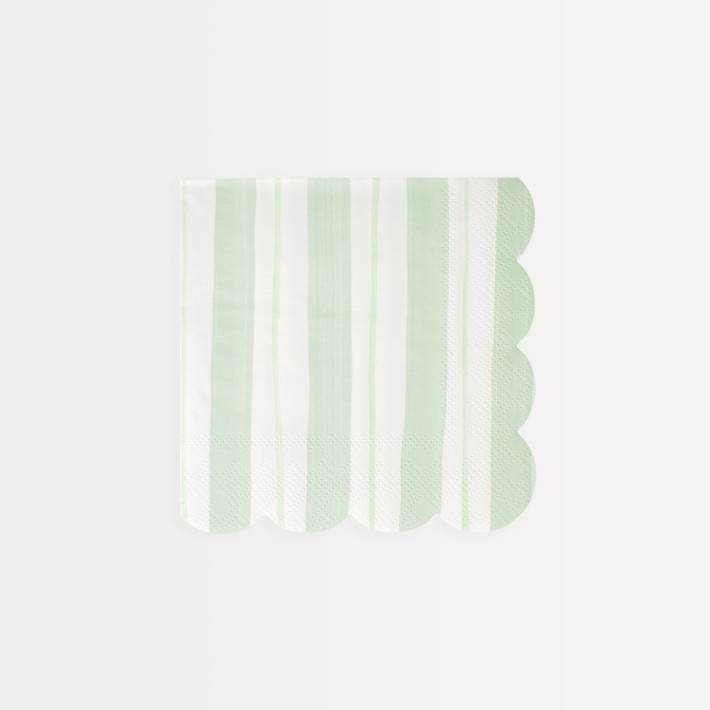 meri meri ticking stripe napkins, small