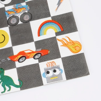 meri meri toybox icon napkins, large