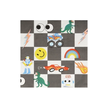 meri meri toybox icon napkins, large | Kinderfeestwinkel | Speelgoedwinkel | Feestwinkel | Kinderwinkel | Amsterdam | Kinderf