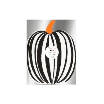 meri meri stripe pumpkin napkins