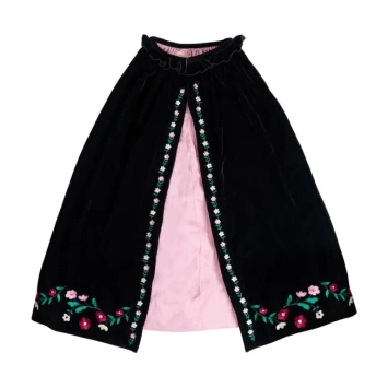 meri meri embroidered velvet witch costume