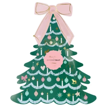 meri meri new york city ballet tree shaped plates