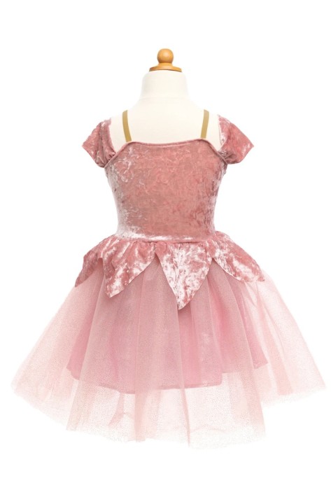 holiday ballerina dress - oudroze (5-6 jr)