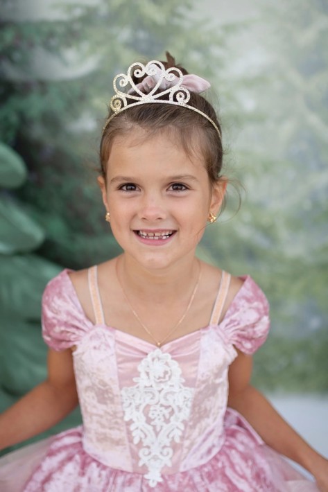 holiday ballerina dress - oudroze (5-6 jr)