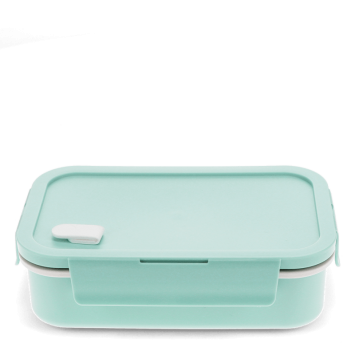 lunch box double wall - pale blue