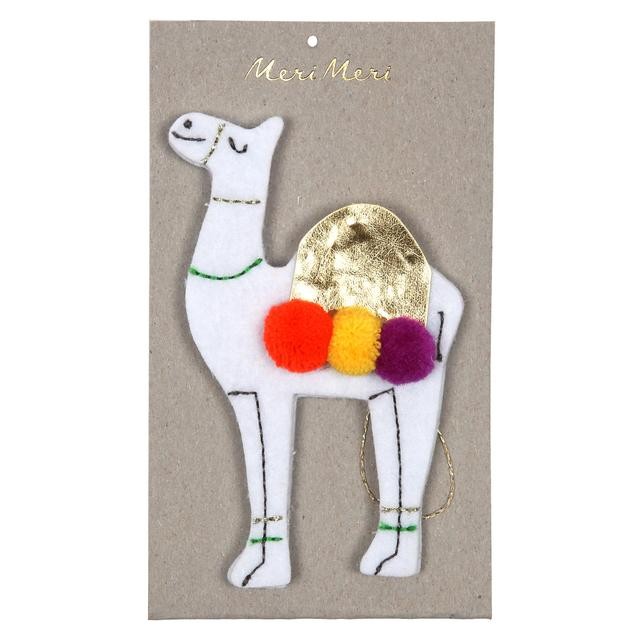 meri meri camel - embroidered felt