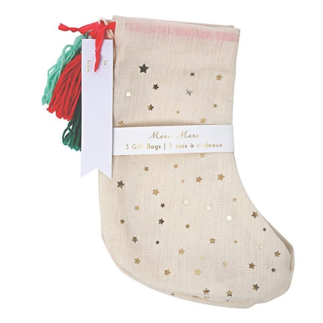 meri meri christmas stocking socks gift bags