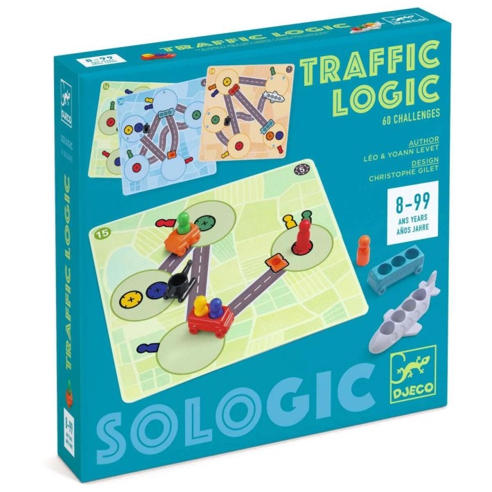 djeco spel sologic - traffic