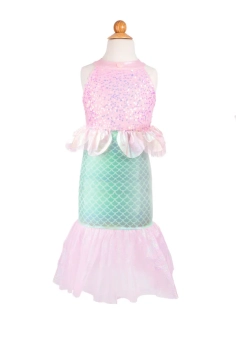 misty mermaid dress - pink/mint (3-4 jr) | Kinderfeestwinkel | Speelgoedwinkel | Feestwinkel | Kinderwinkel | Amsterdam