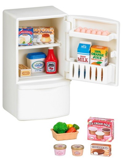 sylvanian families refrigerator set