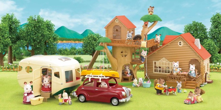 sylvanian families the caravan