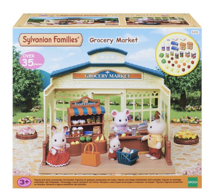 sylvanian families grocery market