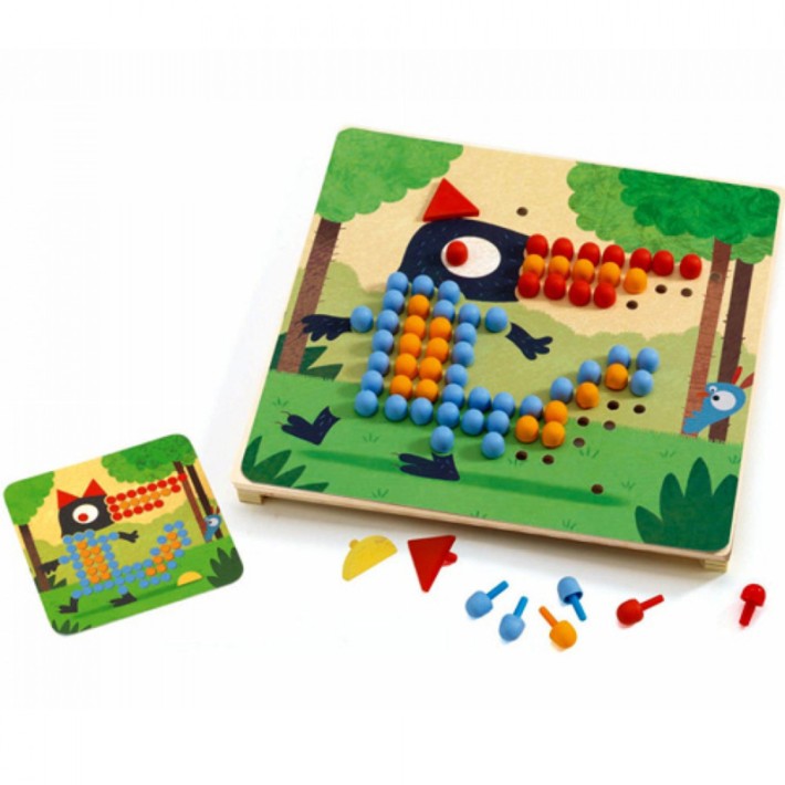 djeco game - mosaïco rigolo