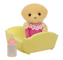 sylvanian families yellow labrador baby