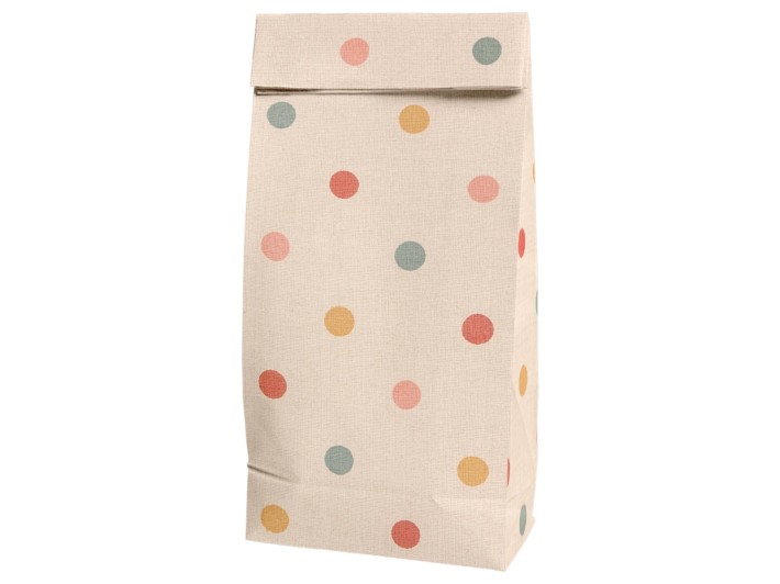 maileg gift bag, small - multi dots