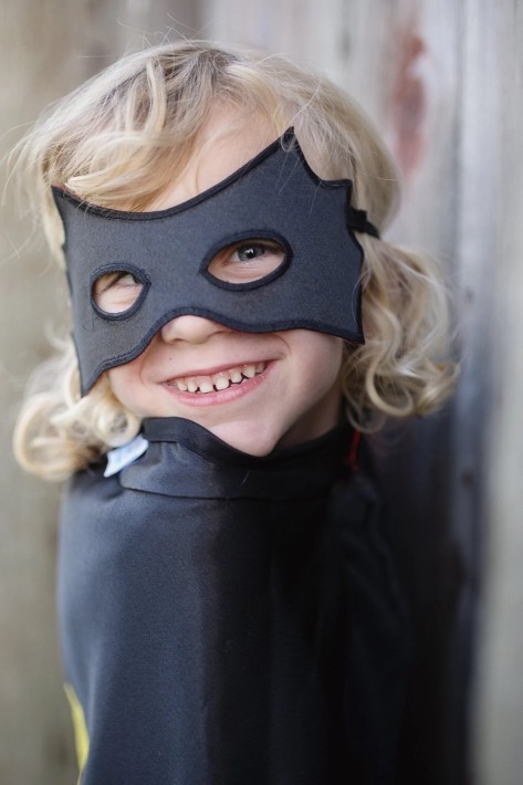 reversible spider/bat cape & mask (4-6 jr)
