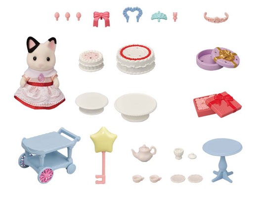 sylvanian families party time playset