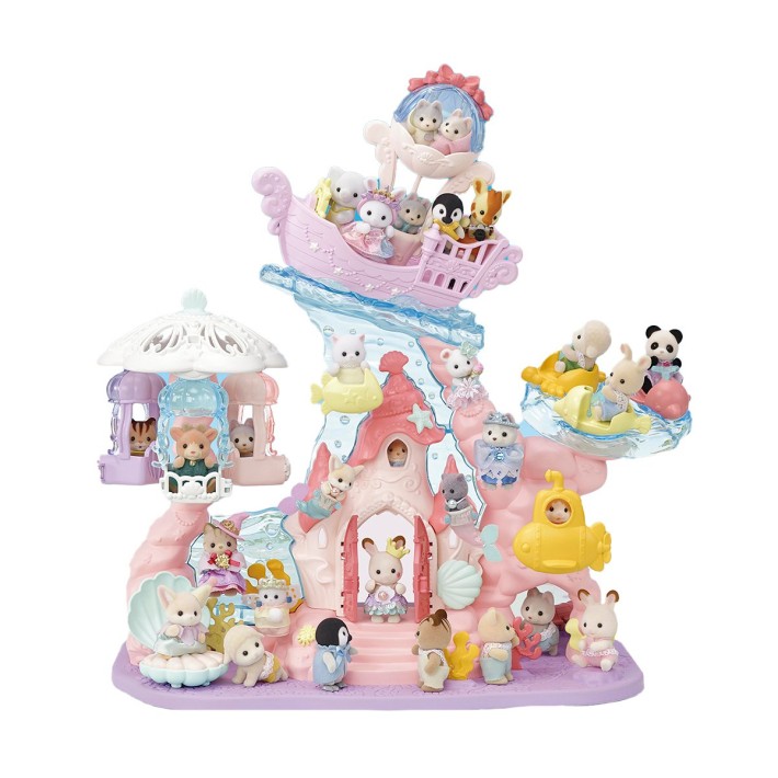 sylvanian families baby mermaid castle