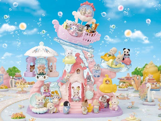 sylvanian families baby mermaid castle