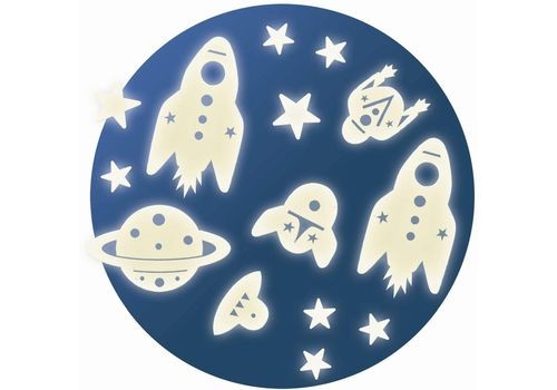 djeco glow in the dark - space mission