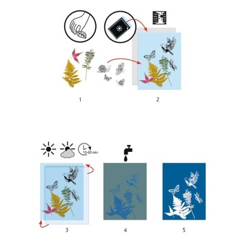 djeco knutselset blauwdrukpapier