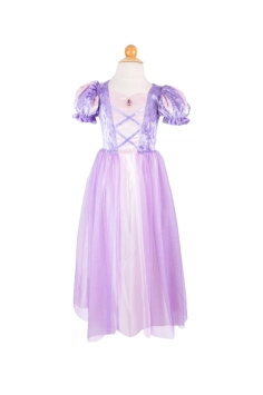 velvety soft once upon a tower dress (3-4 jr)
