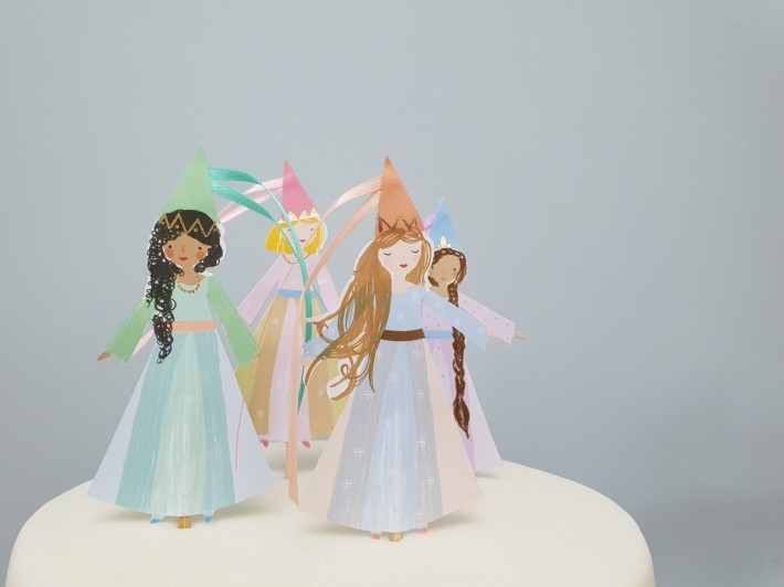 meri meri magical princess cake toppers