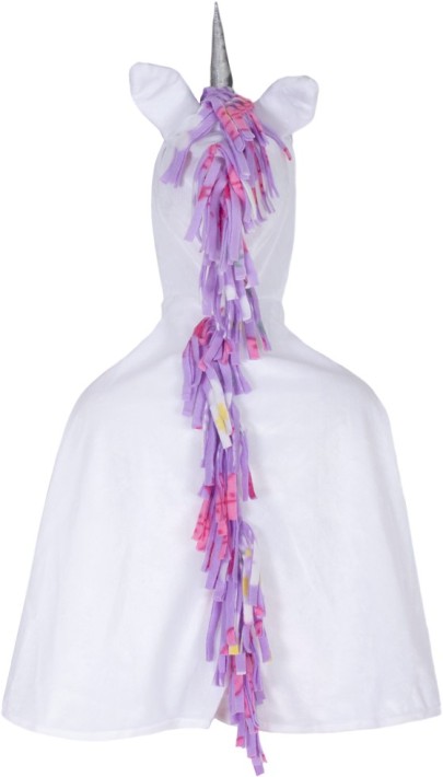 toddler unicorn cape - wit (2-3 jr)