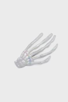 skeleton hand hairclip