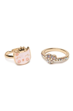 boutique kitty love ring set (2 pcs) | Kinderfeestwinkel | Speelgoedwinkel | Feestwinkel | Kinderwinkel |
