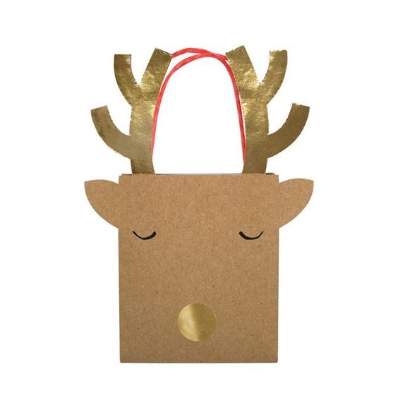 meri meri reindeer gift bags
