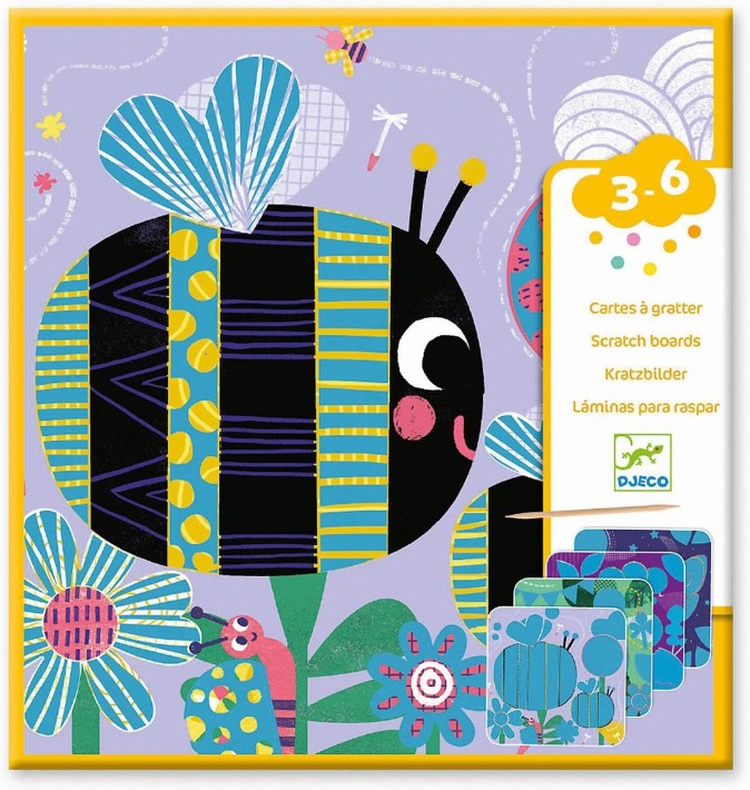 djeco kraskaarten - insecten