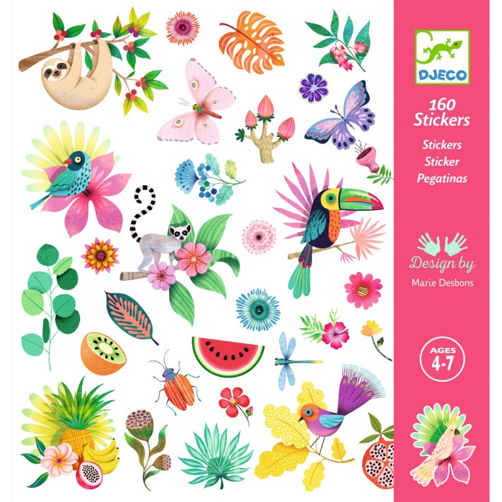 djeco stickers - paradijs | Kinderfeestwinkel | Speelgoedwinkel | Feestwinkel | Kinderwinkel | Amsterdam