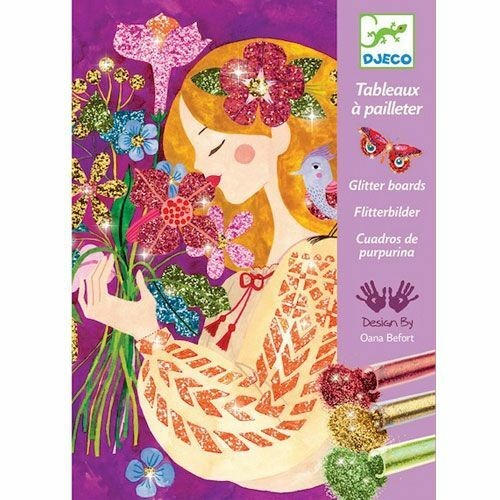 djeco glitterschilderijen - bloemengeur