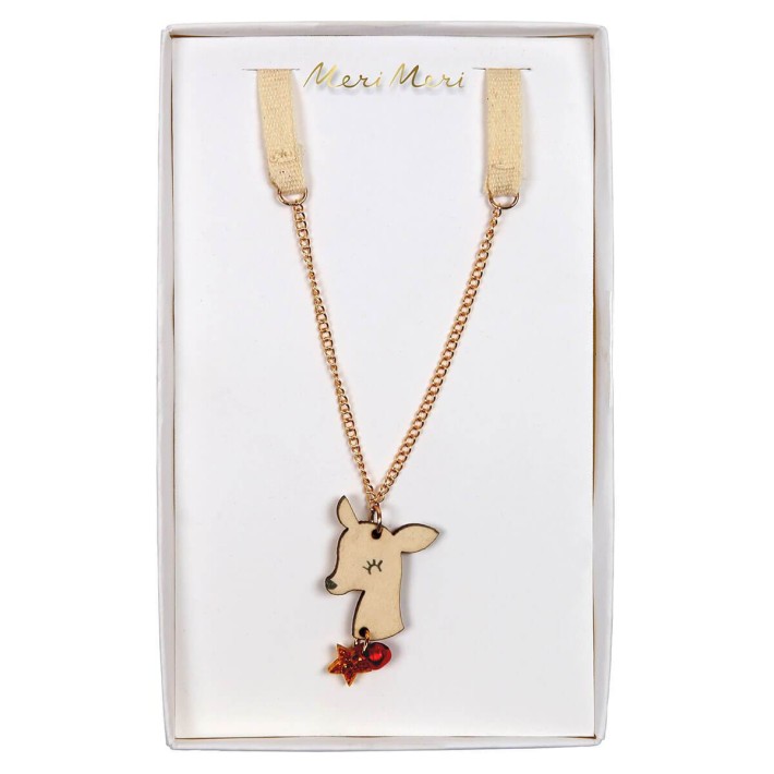 meri meri necklace deer