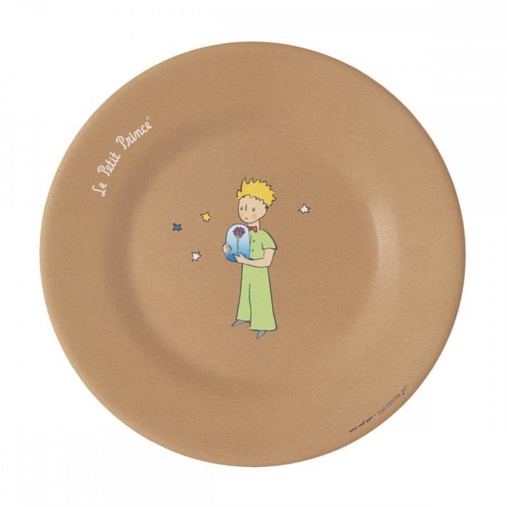 le petit prince bordje, plat (20 cm) - bruin