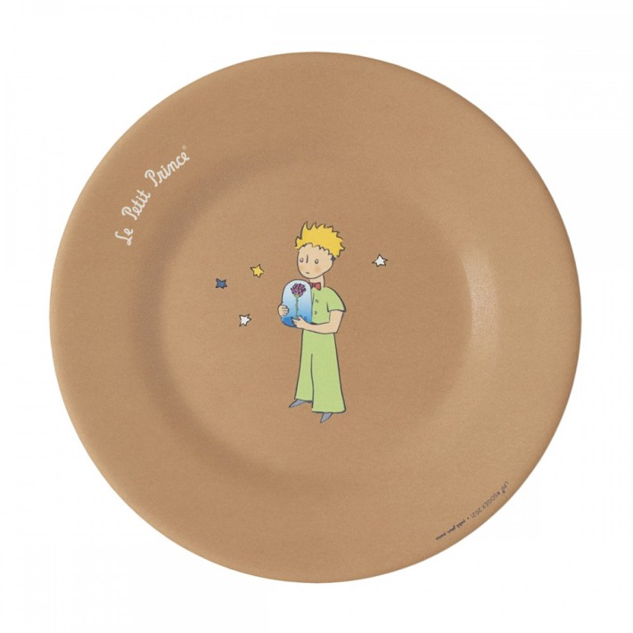 le petit prince bordje, plat (20 cm) - bruin