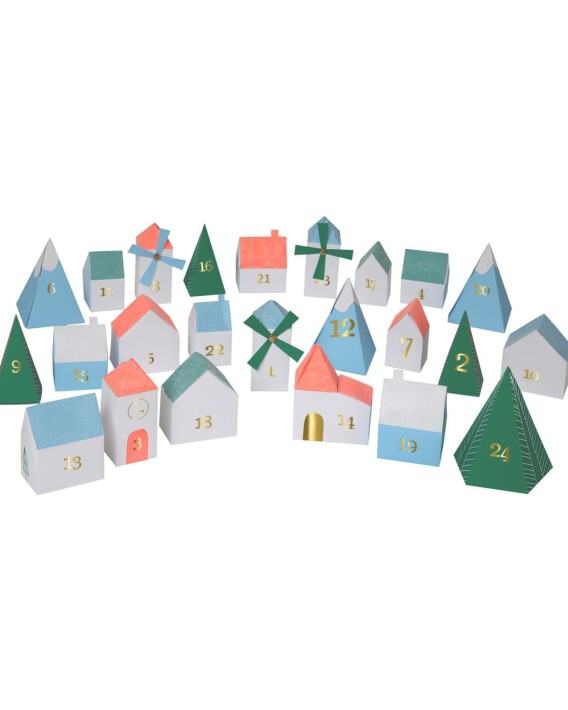 meri meri advent calendar - village