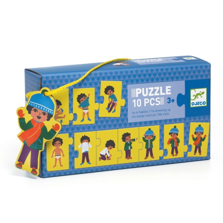 djeco puzzel - ik kleed me aan (10 st)