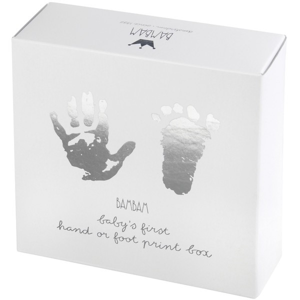 happy horse foot/hand print grey