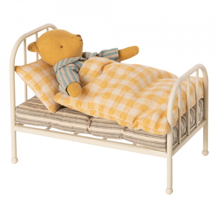 maileg vintage bed, teddy junior