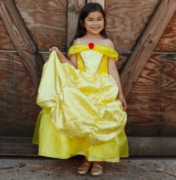 deluxe belle dress (5-6 yrs)