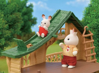 sylvanian families log cabin on the lake
