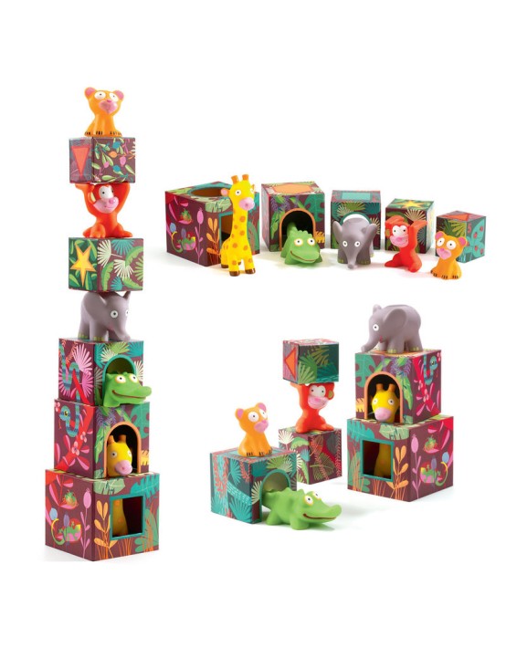 djeco stapeltoren - maxi topanijungle | Kinderfeestwinkel | Speelgoedwinkel | Feestwinkel | Kinderwinkel | Amsterdam