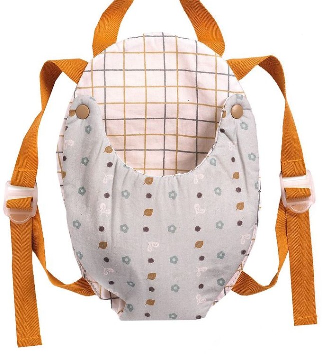 djeco baby carrier - blue grey